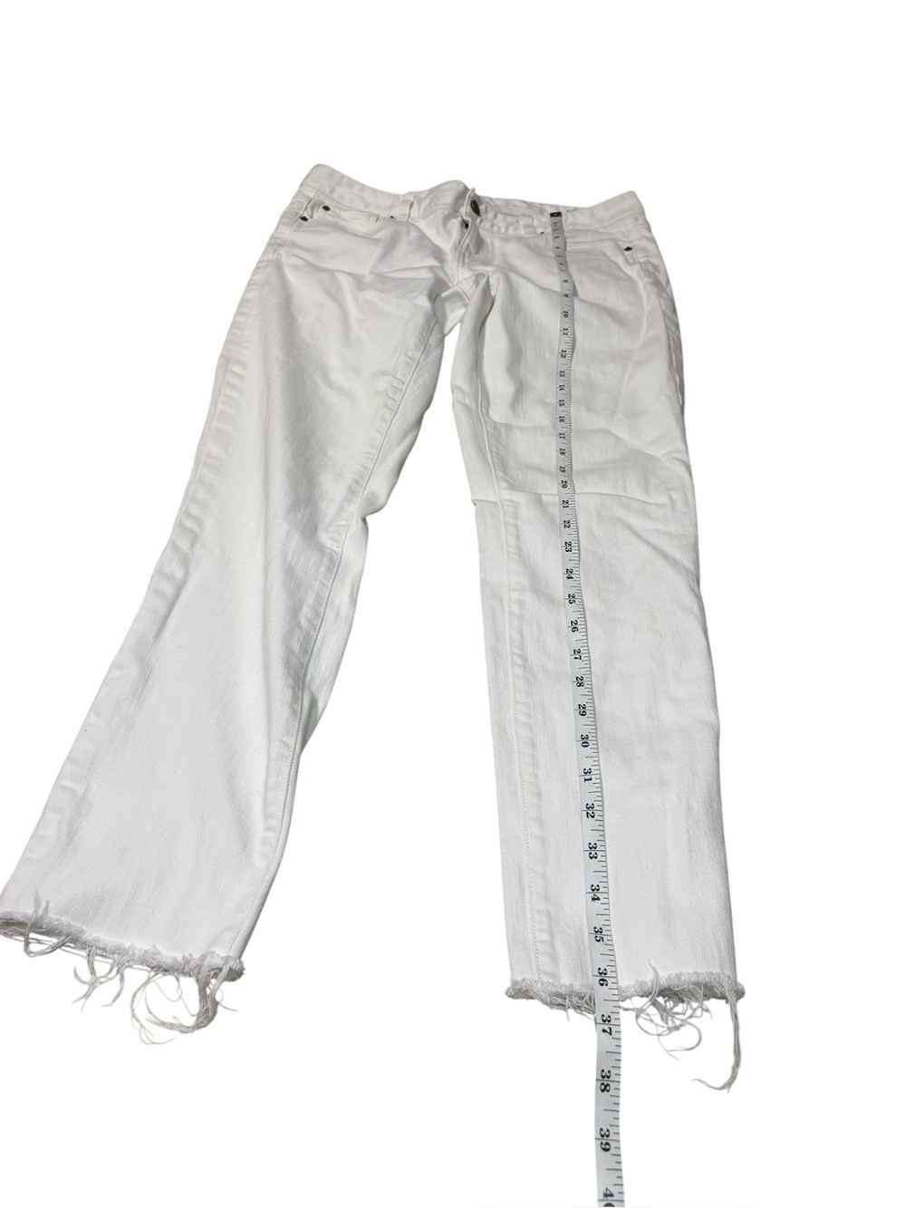 Lilly Pulitzer Size 10 Skinny White Jeans - Picture 2 of 7